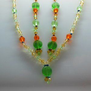 Handmade Set Earrings and Necklace